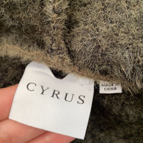 Cyrus Olive Hooded Cardigan / Jacket